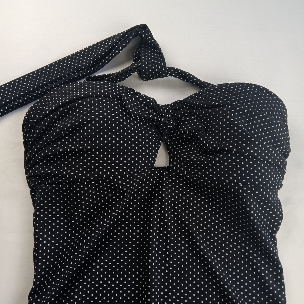 NWT Unique Vintage XL 50'S GARBO Swimsuit  Slimming Flattering Flirty Fab 50's - Picture 2 of 16